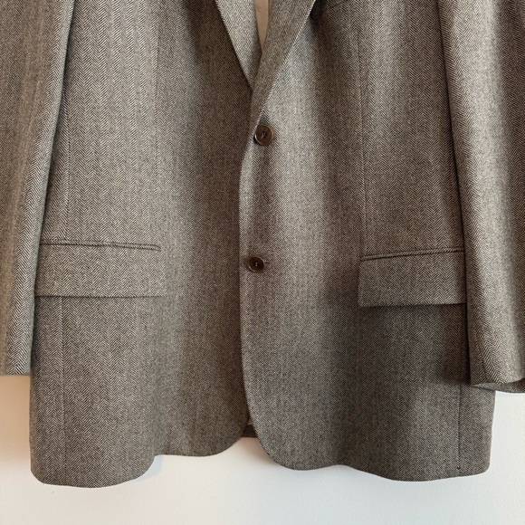 Hugo Boss for Saks Fifth Avenue Bertolucci cashmere wool sports coat blazer 44R - Picture 3 of 12